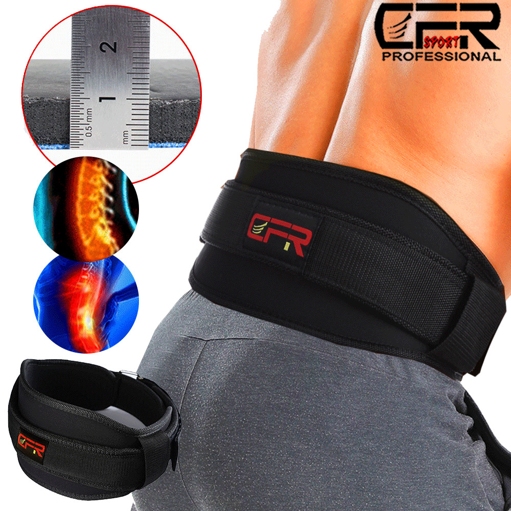 Adjustable Lumbar Support Lower Waist Back Belt Brace for Men Women Lifting Pain