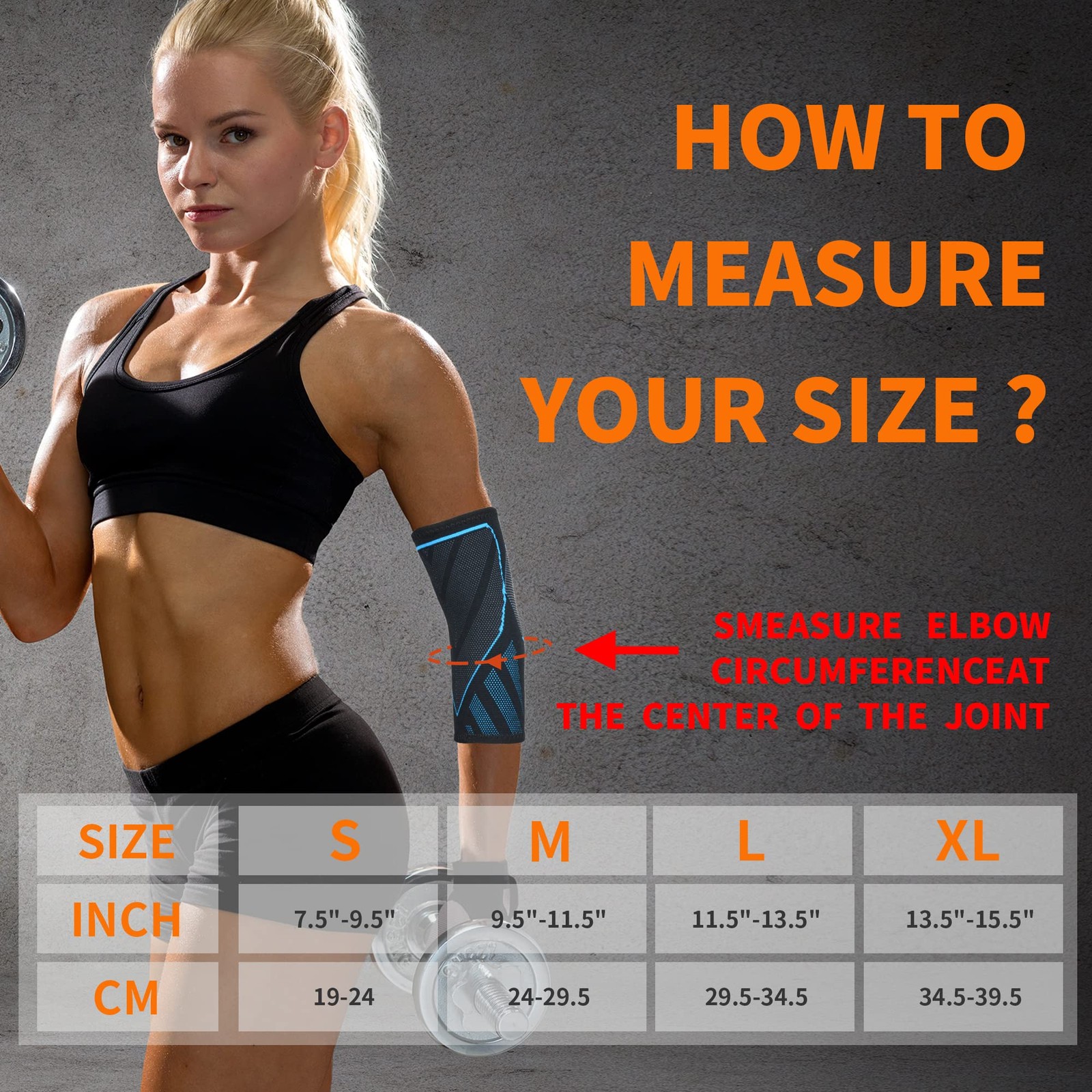 1 Pair Elbow Compression Sleeve Golfer Arm Support for Tendonitis Weightlifting