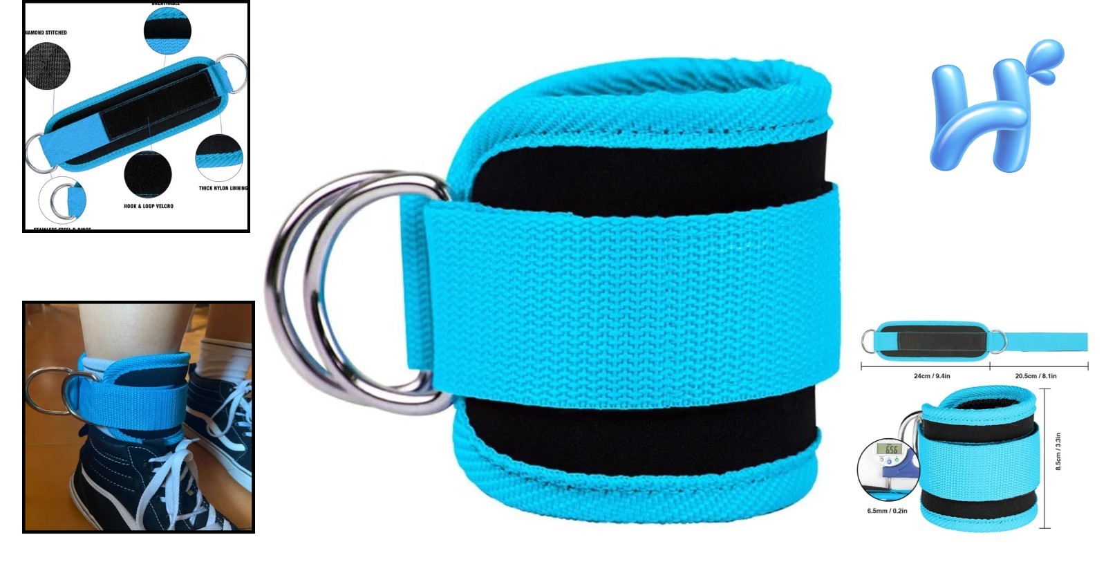 Elegant Adjustable Ankle Strap for Cable Machine: Ultimate Fitness Support