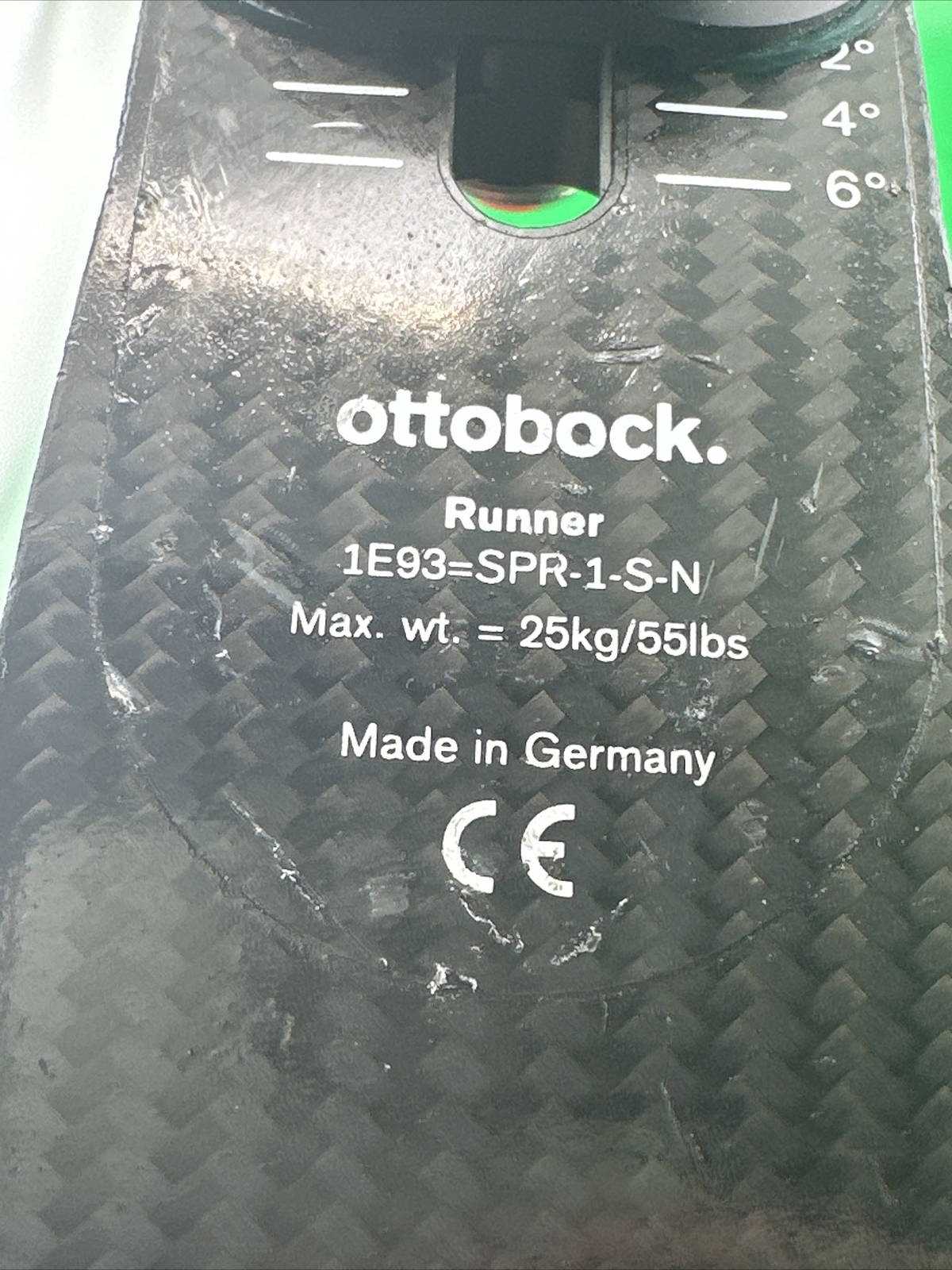 OTTOBOCK Otto Bock Junior 1E93 Kids Prosthetic Running Blade Foot.