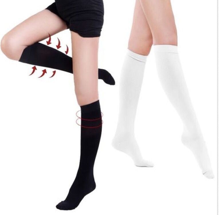 3 Pairs Compression Socks Leg Support Stockings Leg Support Orthopedic Hose Good