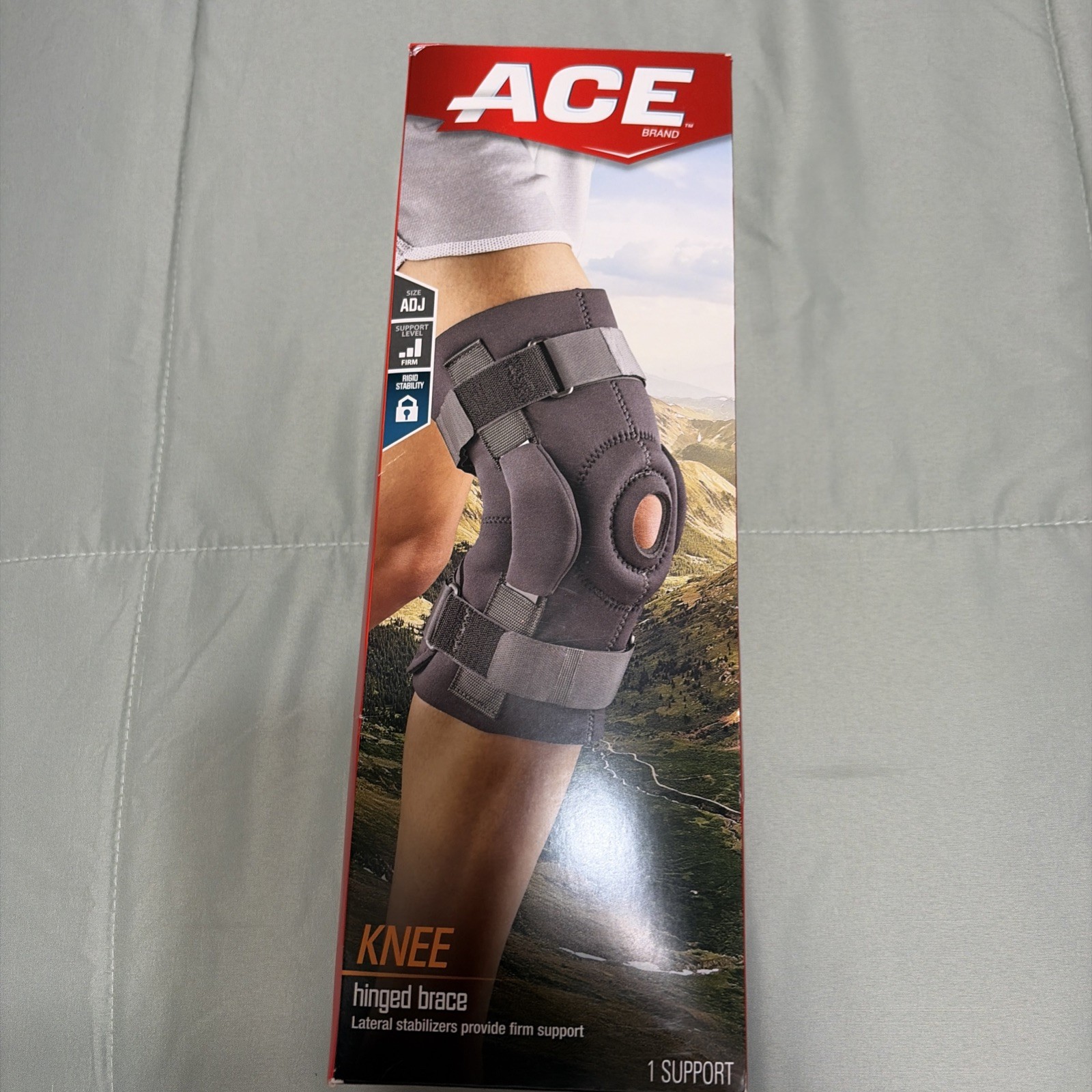 ACE Stabilizing Hinged Knee Brace Left or Right Knee – damaged box