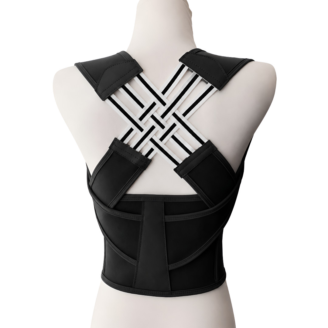 Unisex Posture Corrector Back Support Brace Adjustable Shoulder Chest Belt S-3XL