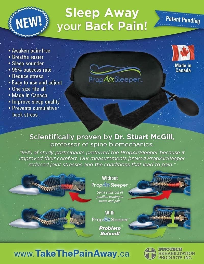 Innotech Propair Sleeper Sleeping Support Pillow to Support Your Spine Curvature