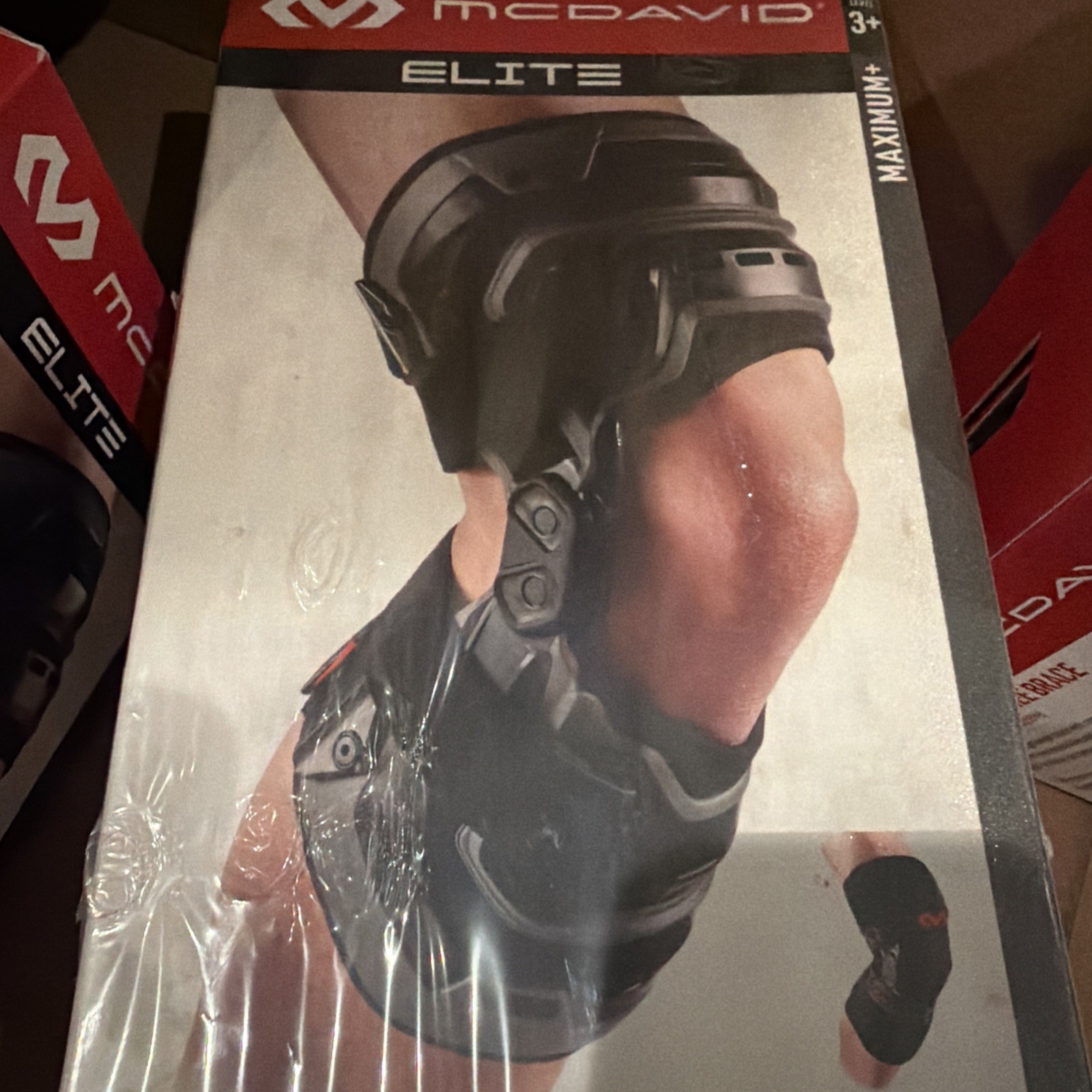 McDavid elite bio logix knee brace level 3+ size X-large left 14-15.5”