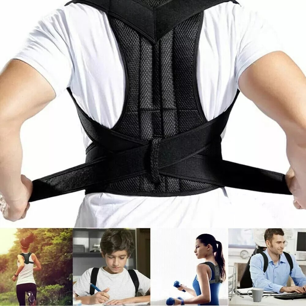 Adjustable back cover shoulder posture correction strap for men and women