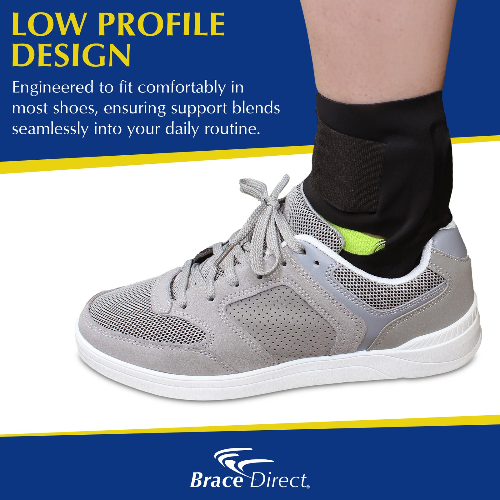Day Pneumatic Air Pressure Foot Brace Strap- Foot Pain Relief by Brace Direct
