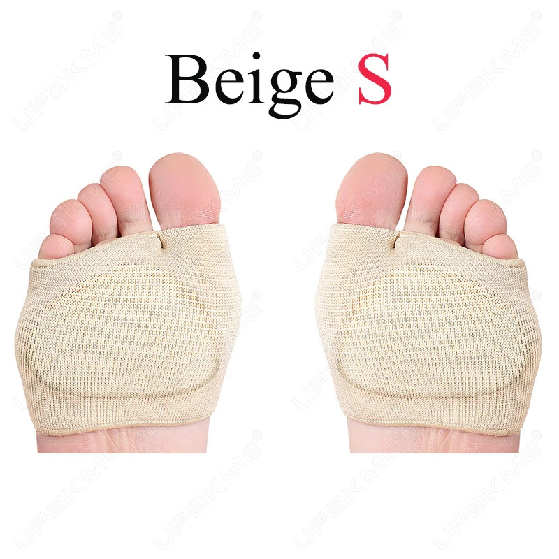 Half Toes Bunion Soles Forefoot Silicone Metatarsal Sleeve Pads Gel Cushi