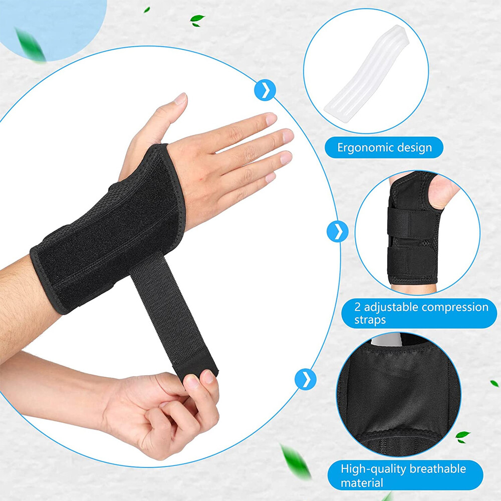Wrist Support Splint Arthritis Band Carpal Tunnel Sprain Protector Hand Brace US