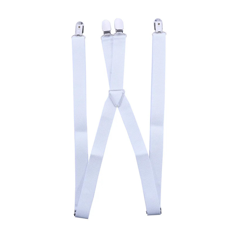 High Quality Men Women Solid Colorful Elastic Suspender Y-Back Brace Adjustable