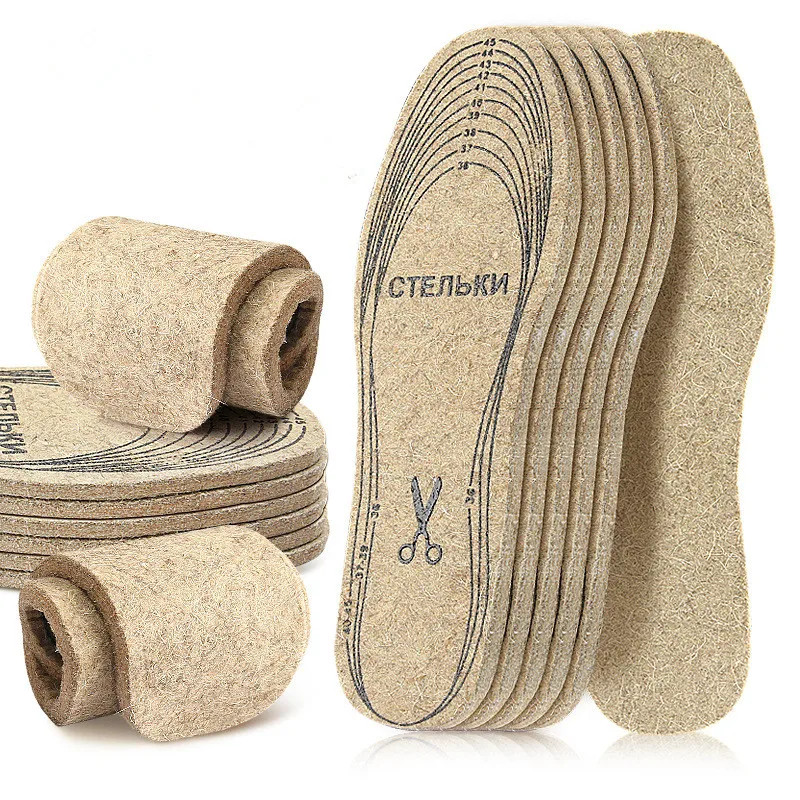 2pcs Grid Foil Shock-Absorbing Felt Insoles Cut-to-Fit Cushioned Shoe Inserts fo
