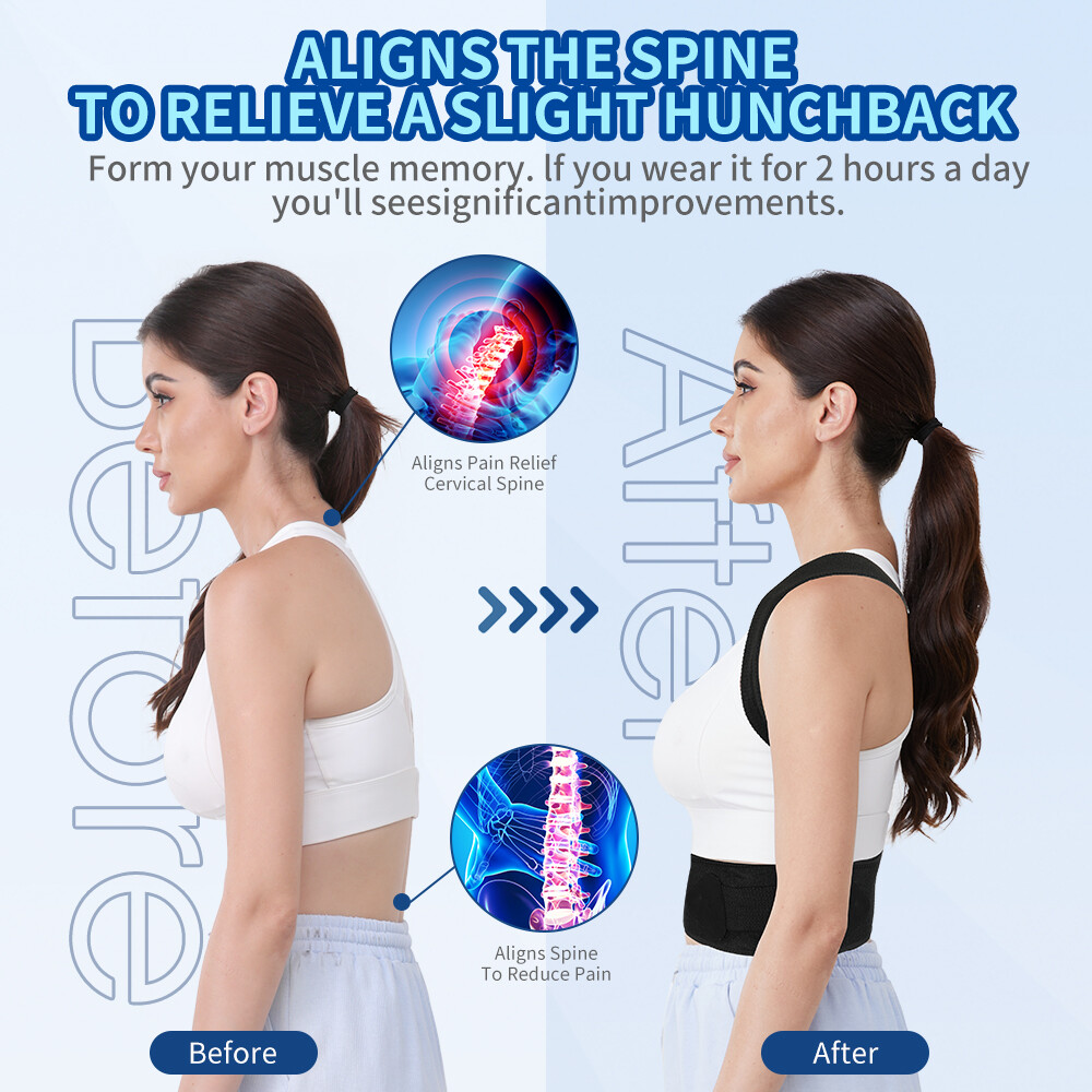 Posture Corrector Brace for Upper Back Thoracic Spine Unisex Pain Relief Corset