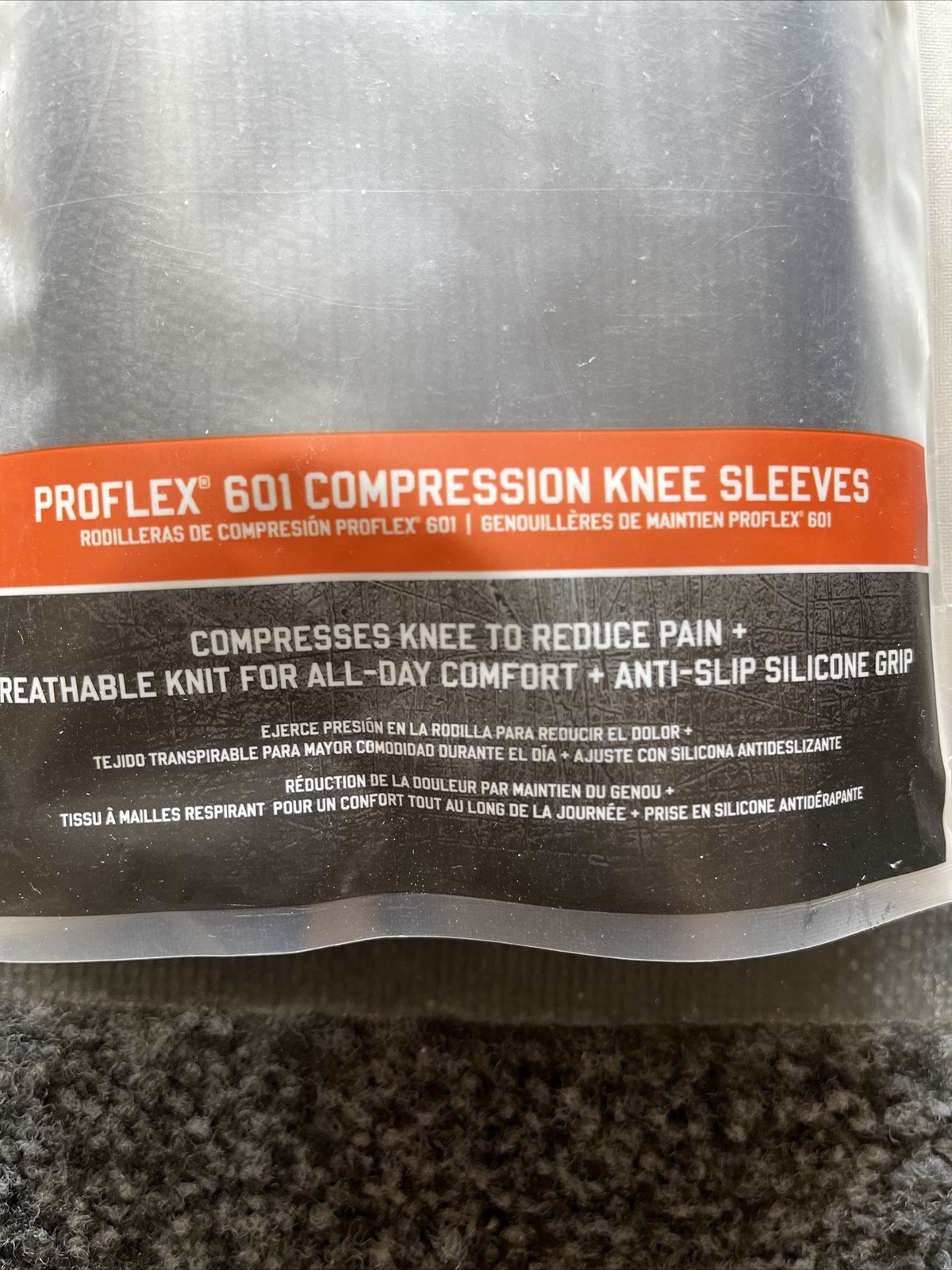 tenacious ergodyne work gear compression knee sleeves proflex 601 2pk – small