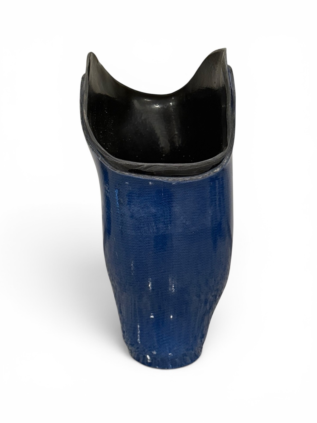 Right below the knee prosthetic socket. Not for medical use.