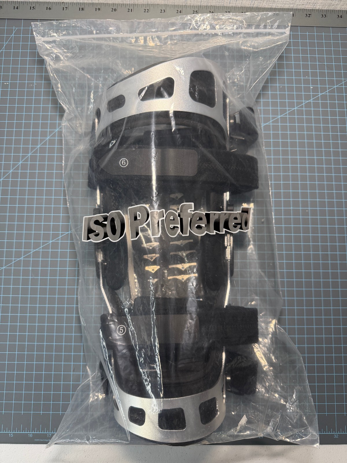 OA Dual Upright ROM Hinge Knee Brace RIGHT SIDE – ISO-KN22XX-L1845/L1852