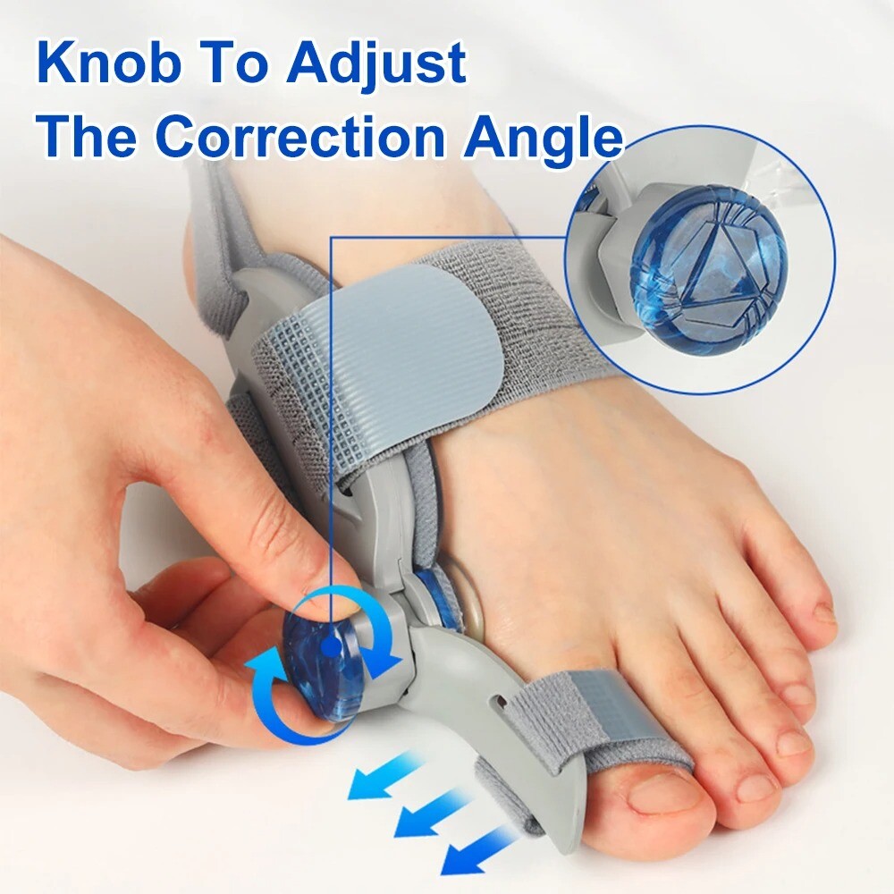 Bunion Correctors Adjustable Hallux Valgu for Big Toe Rotatable Straightener FNS