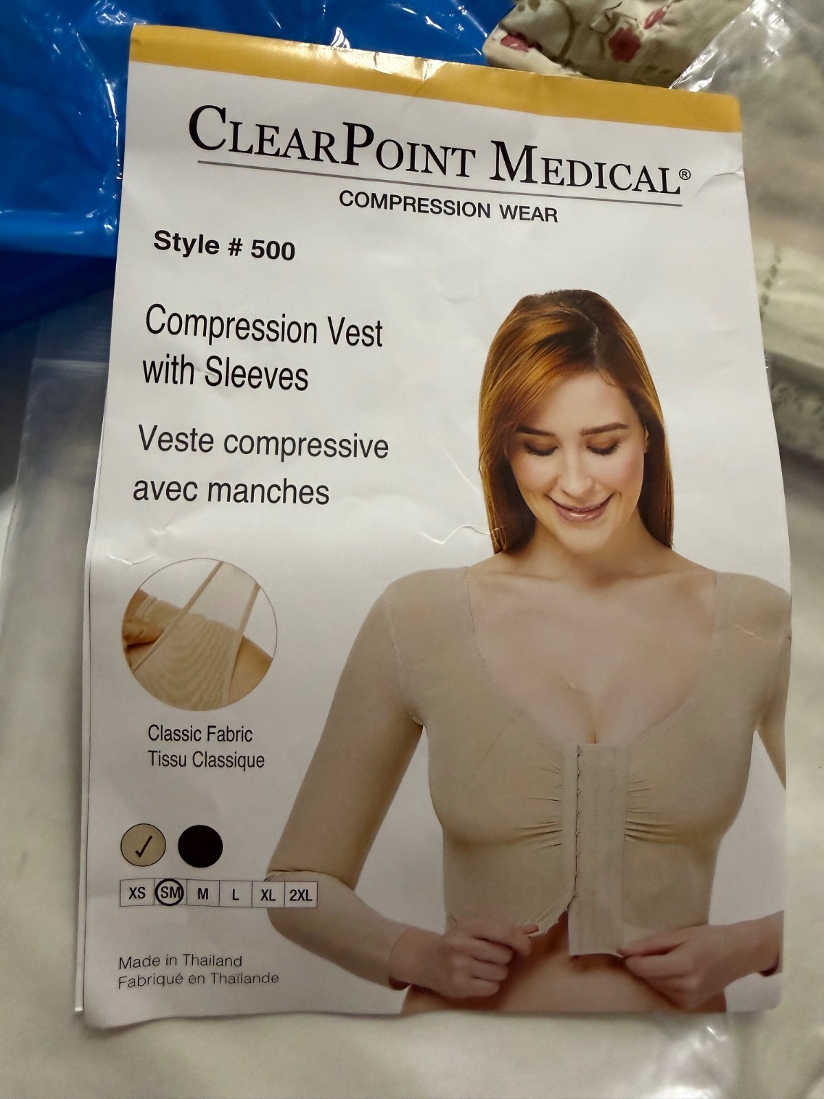 Clearpoint Medical Compression Vest with Sleeves – 500