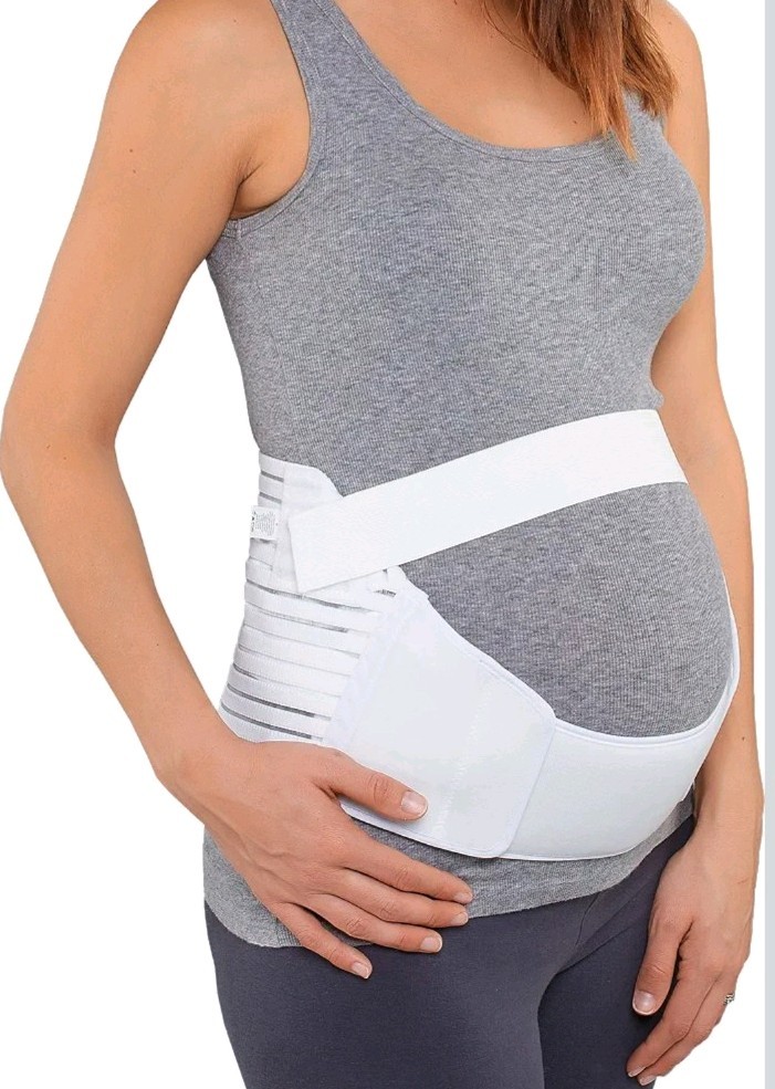 Bell-Horn Maternity Abdominal Support Belt Abdomen Support White Women’s Size Sm