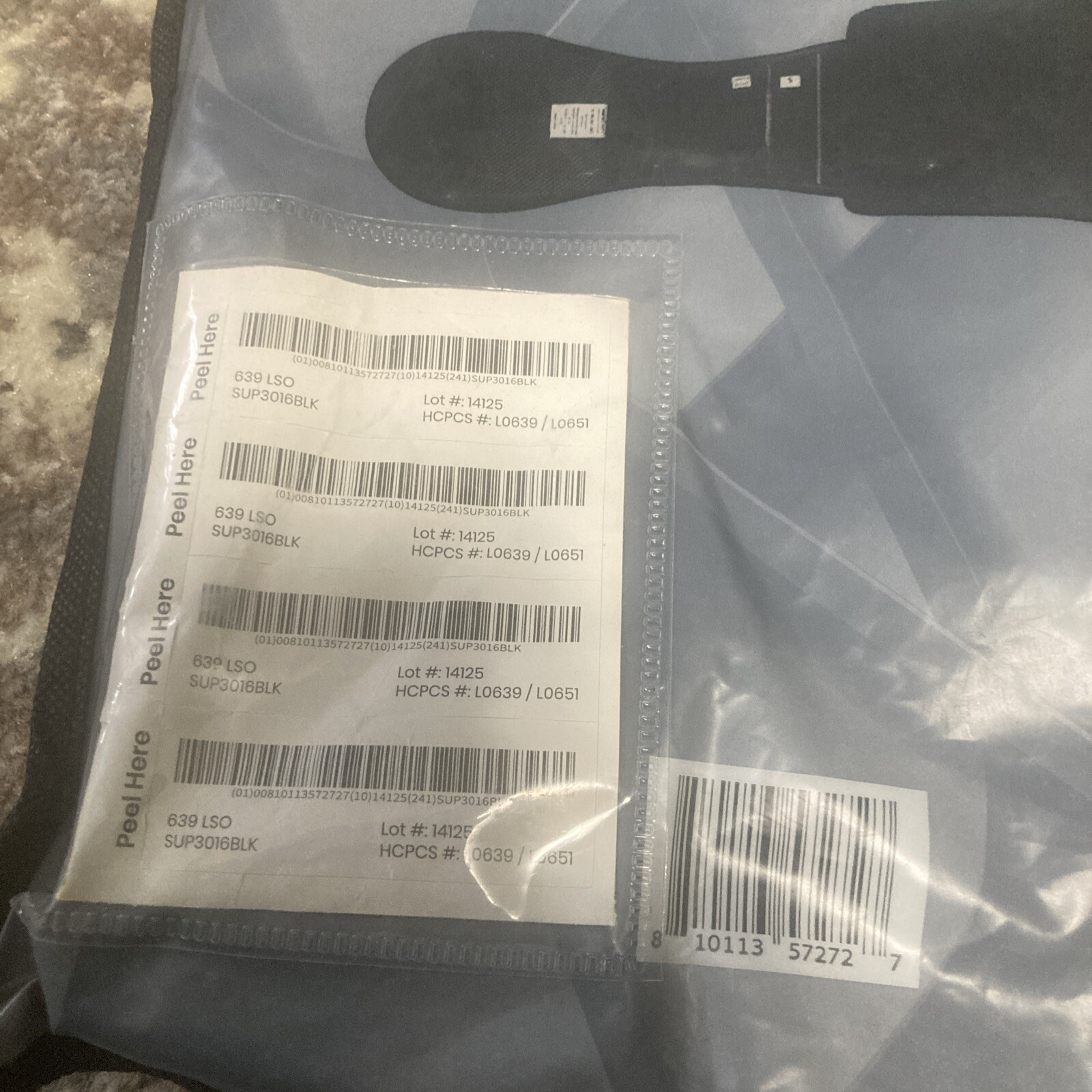 Core Tech 637 LSO Adjustable Back Brace SUP2026 NEW