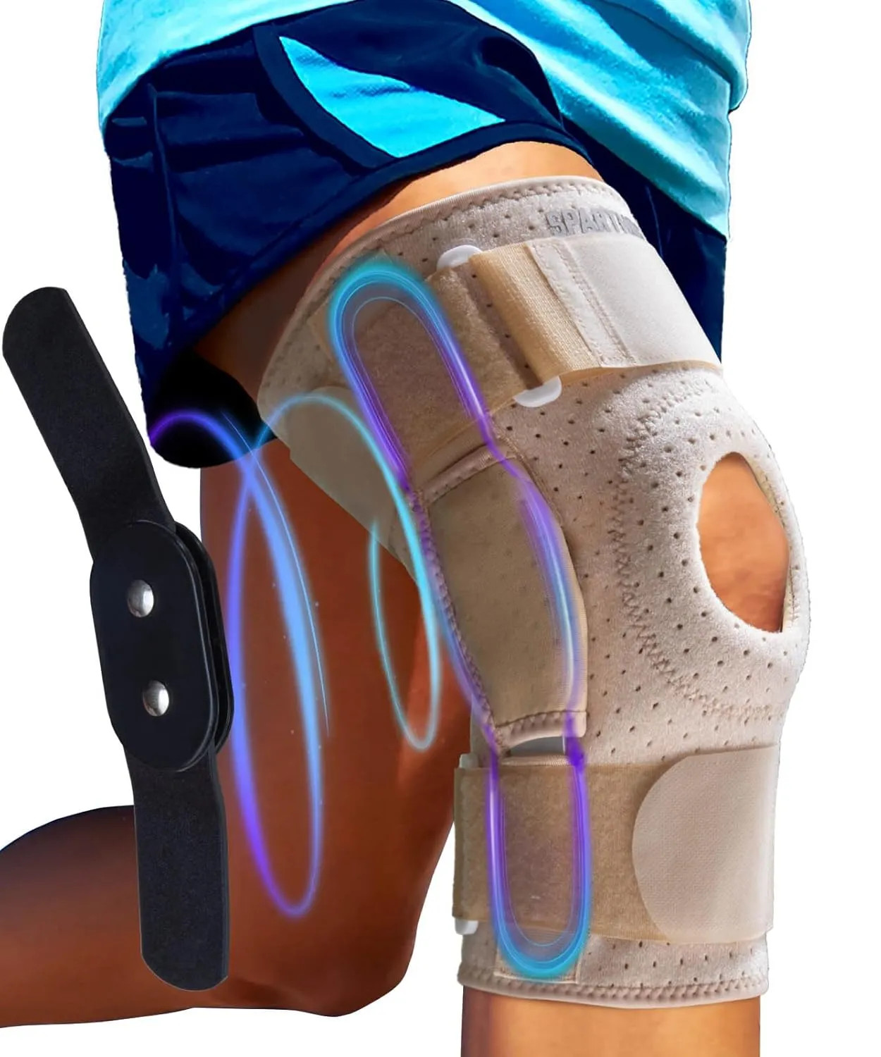 Hinged Knee Brace Stabilizer for ACL MCL Meniscus Tear Arthritis Large 15.5-2…