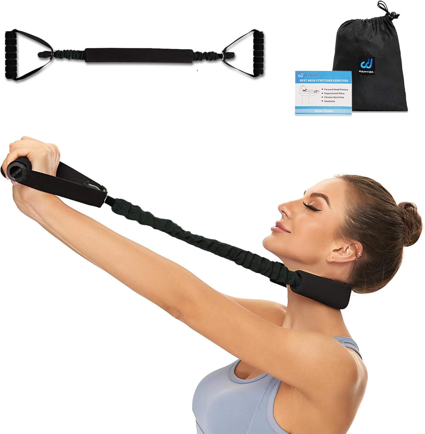 Ejercitador de cuello compatible con FSA HSA dispositivo de traccion cervical