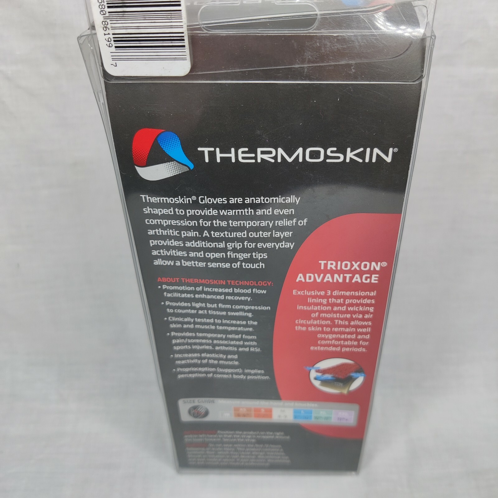 Thermoskin Half Finger Arthritis Gloves Pain Relieving Fingerless Compression
