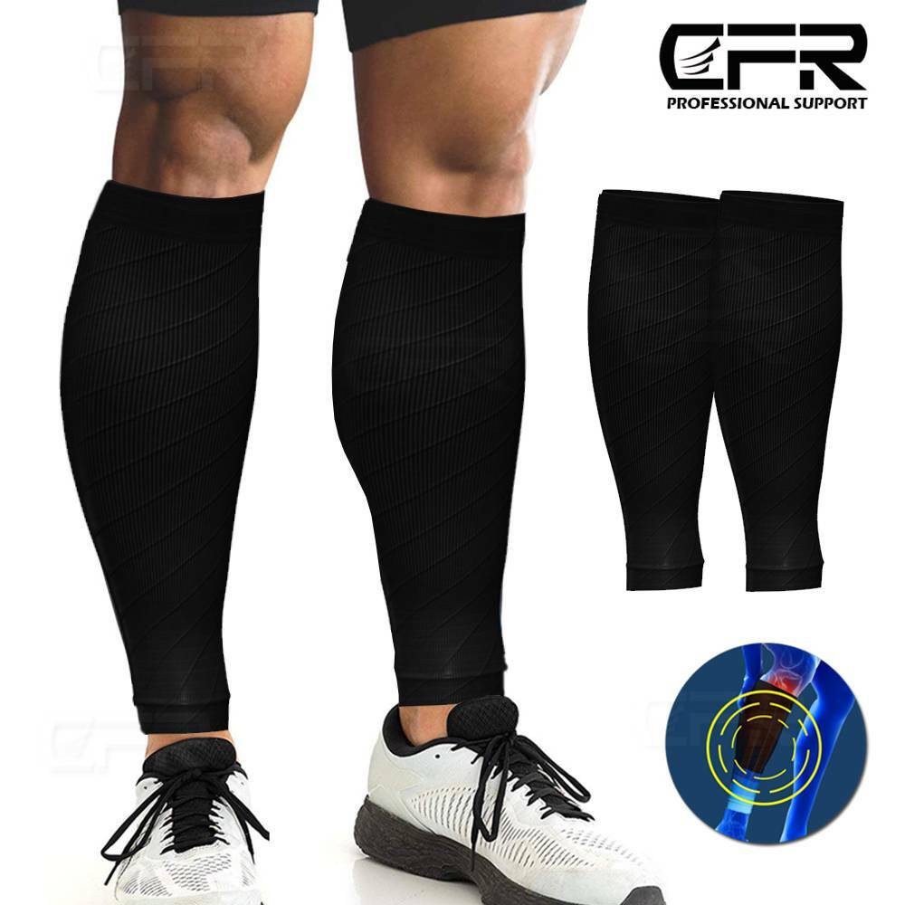 Compression Sleeve Support Leg Calf Brace Socks Sport Gym Pain Relief Mens Women