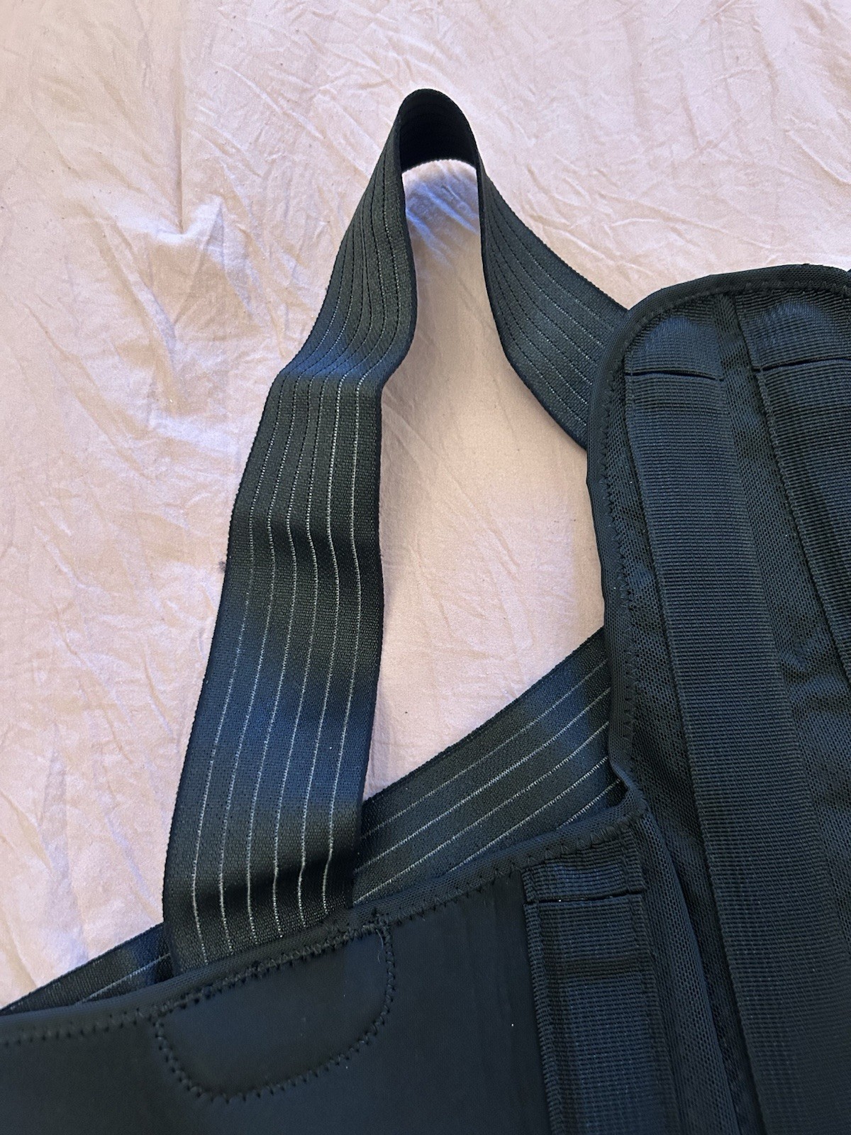 JANUSTAR Adjustable Posture Corrector Brace Black Size M Back Support