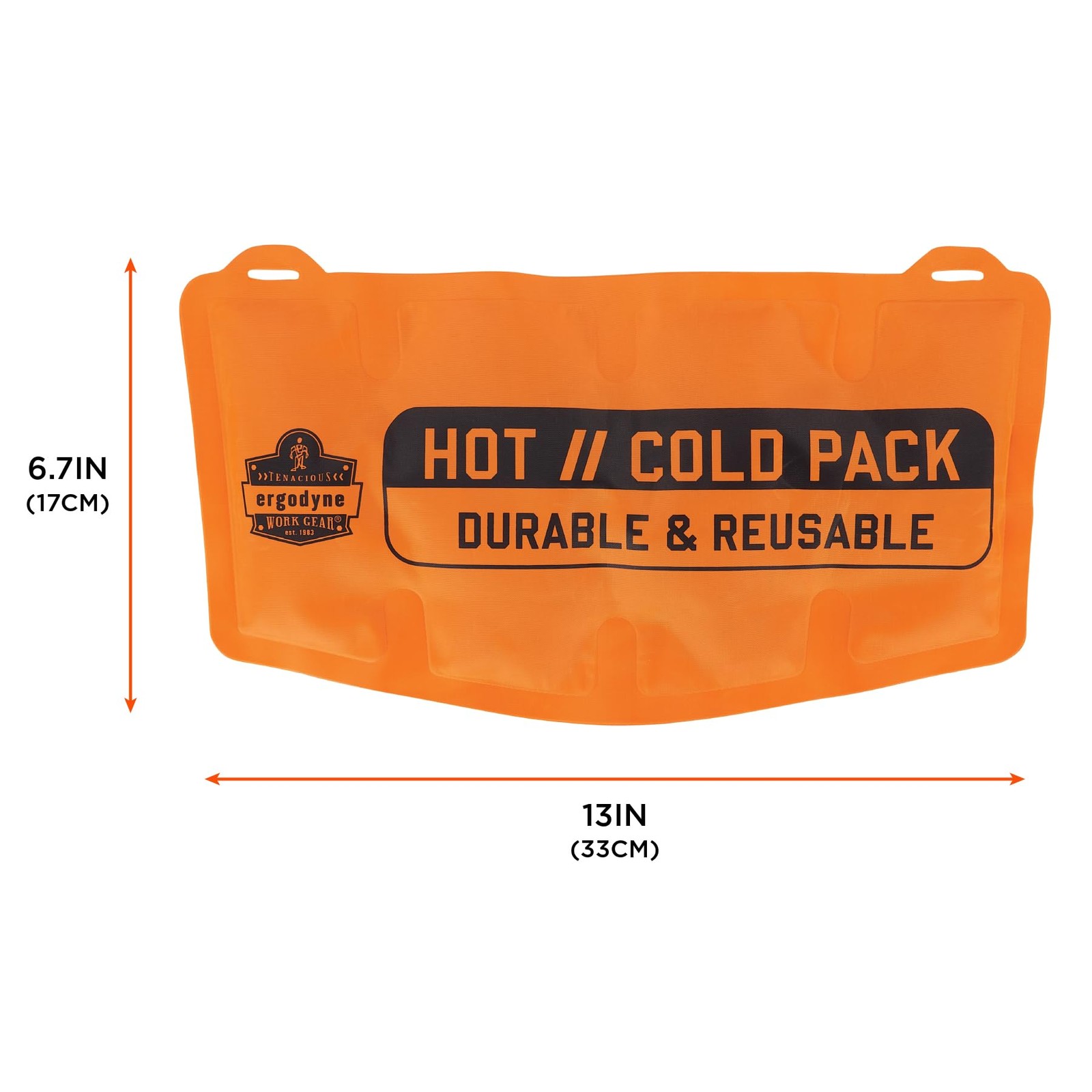 Proflex 1675 Back Support Brace Belt With Warming Cooling Pack