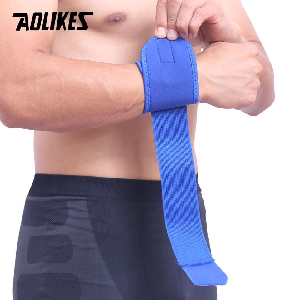 Aolikes 1pcs Adjustable Wrist Support Brace Brand Wristband Men and Women Gym Wr