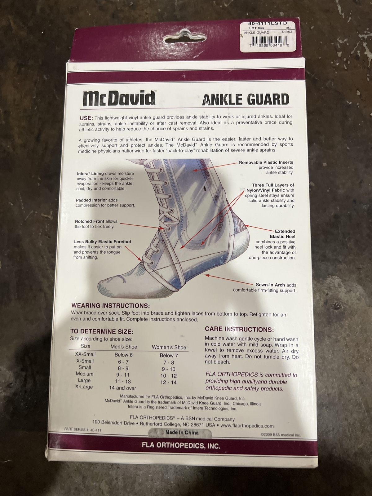 MCDAVID ANKLE GUARD ANKLE SUPPORT WHITE PROFESSIONAL GRADE, LOWEST PRICE