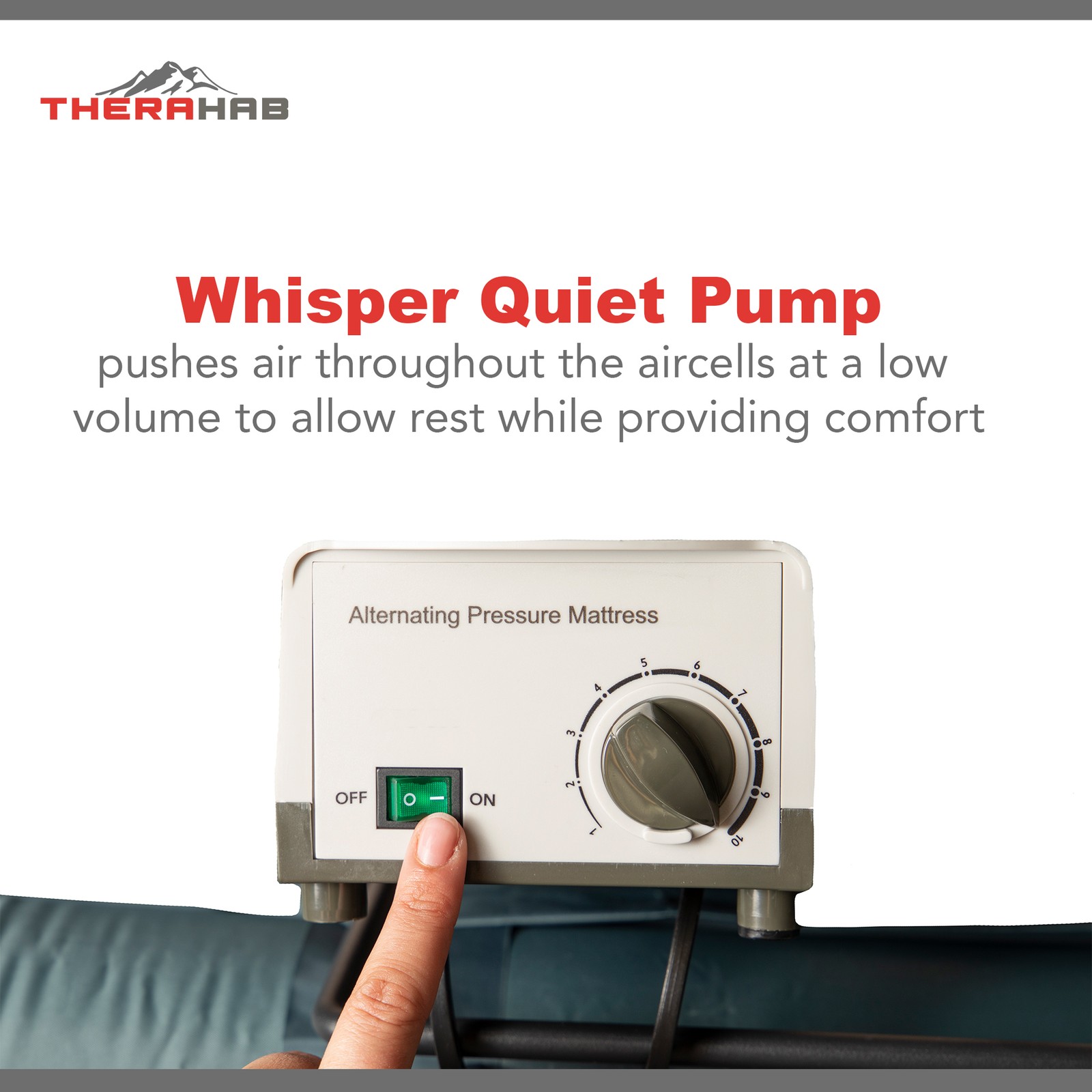 Alternating Pressure Air Mattress with Electric Pump- Stage 2 For Pressure Sores