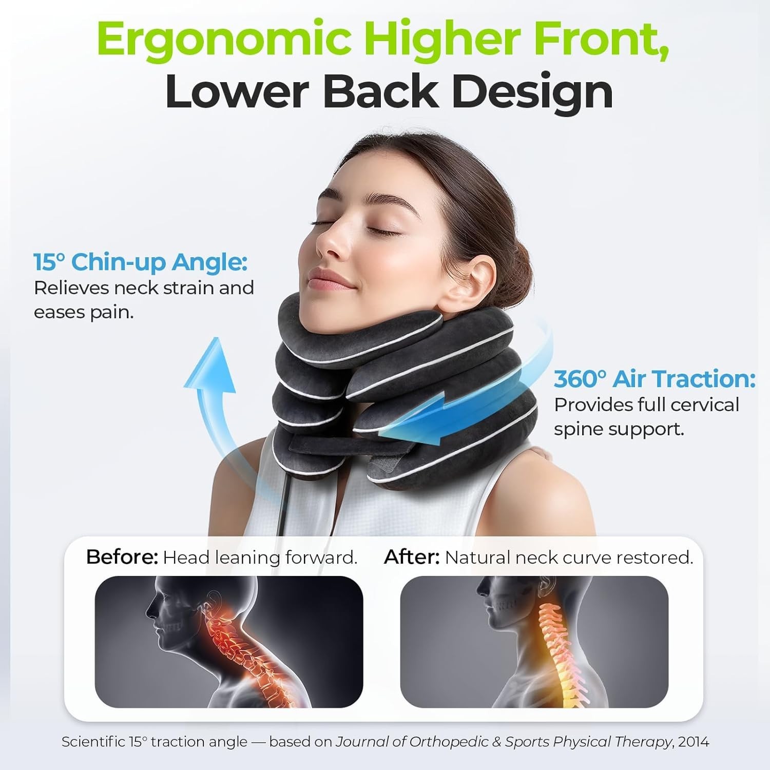Neck Stretcher Cervical Traction Device – Neck Pain Relief Tension Reliever, …