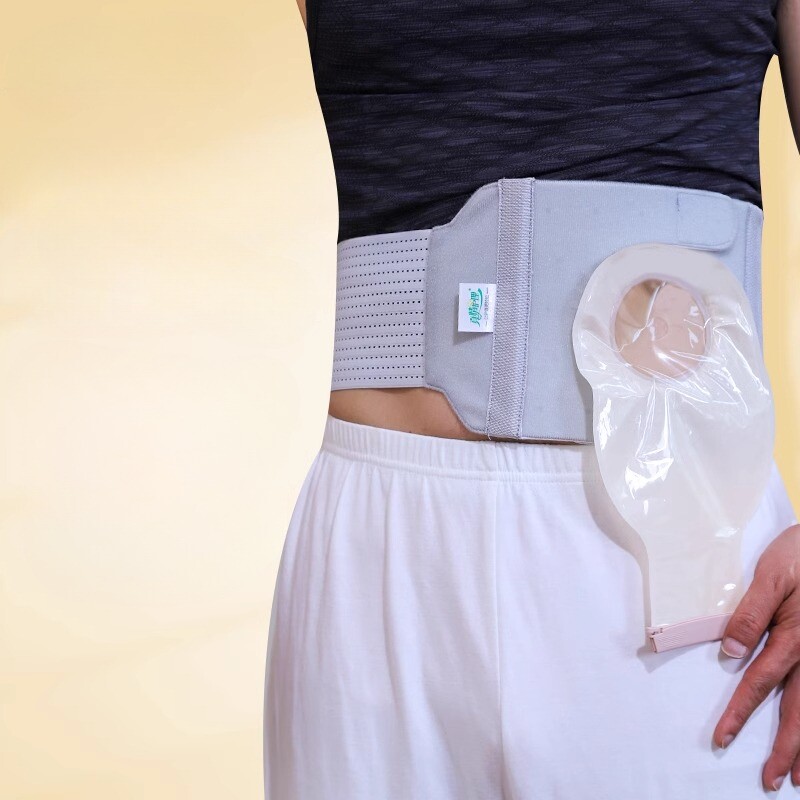 New U-shaped Stoma Adjustable Abdominal Support Belt Comfort for Ostomy Patients