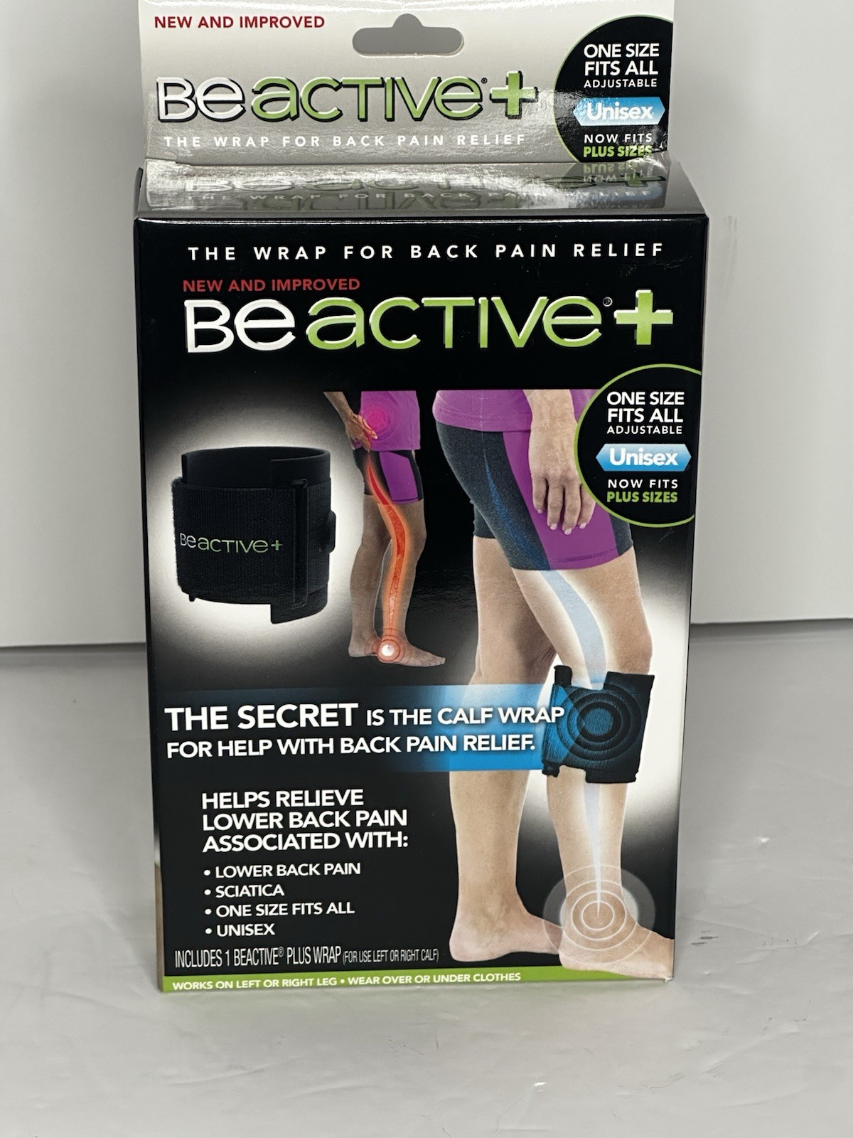 BeActive Plus Calf Wrap – Black (BA-1000)