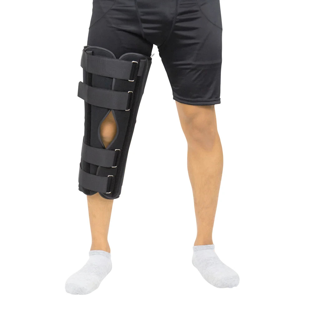 CoreTech 830 Tri-Panel Orthopedic Knee Immobilizer, Straight-Leg Brace. 4-Splint