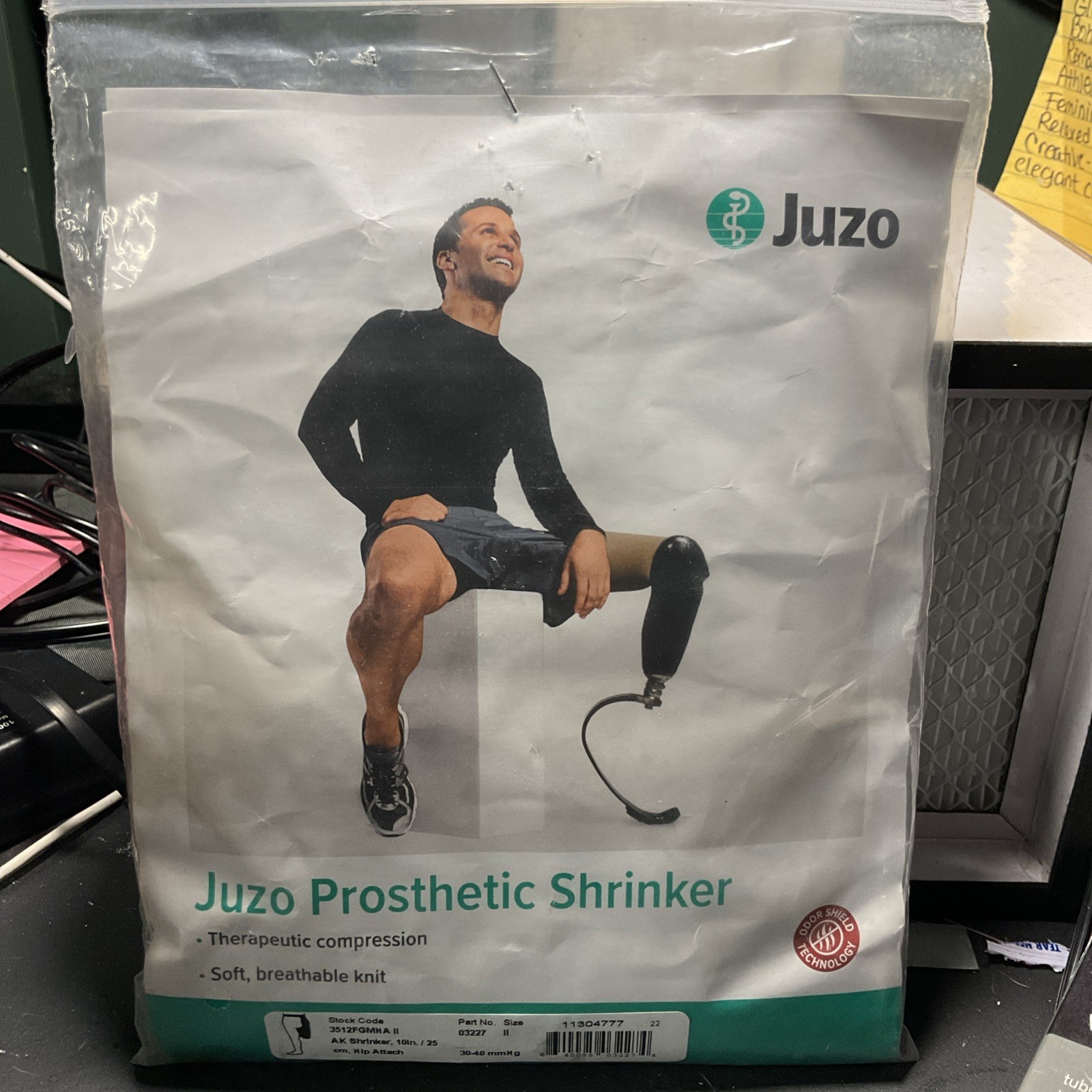 Juzo Prosthetic Shrinker Size II – 10in. / 25cm Hip Attach 30-40mmHg Beige NWT