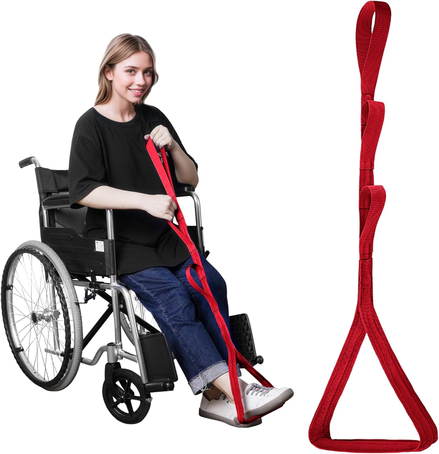 42 Inch Long Leg Lifter,Leg Lifter after Hip Replacement All over with Aluminum