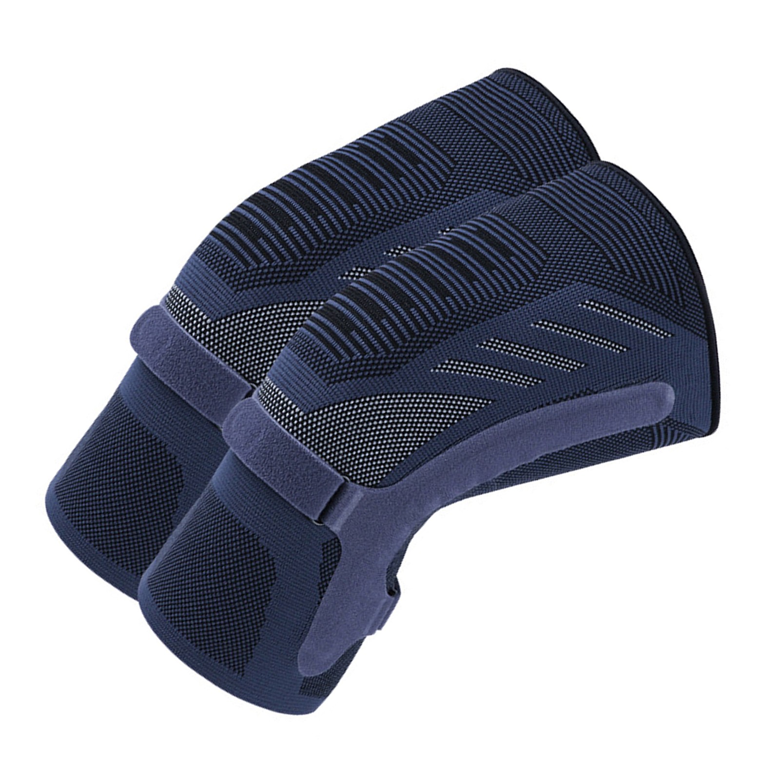 Breathable Compression Knee Brace With Dual-Side Spring Stabilizers For Run QXGH