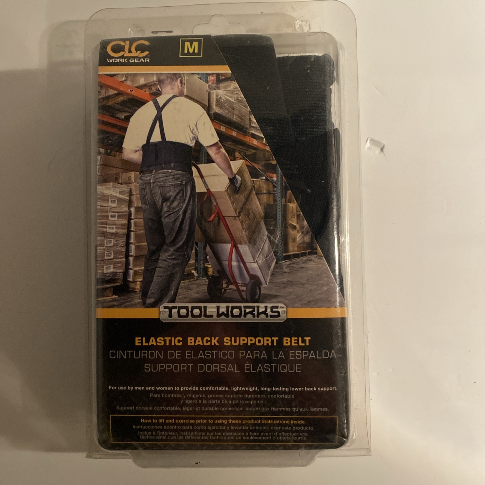 CLC Work Gear. Elastic Back Support Belt, Medium Size. Sealed ! ￼