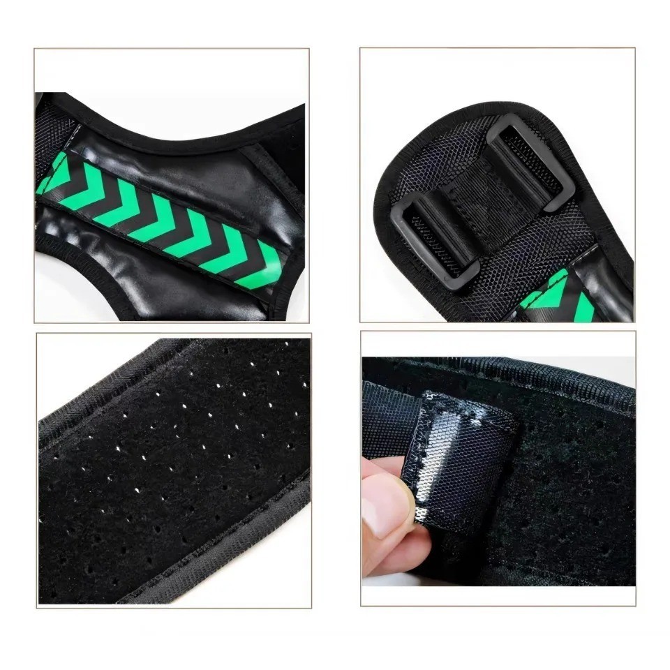 Adjustable Posture Corrector Low Back Support Shoulder Brace Belt For Men Women