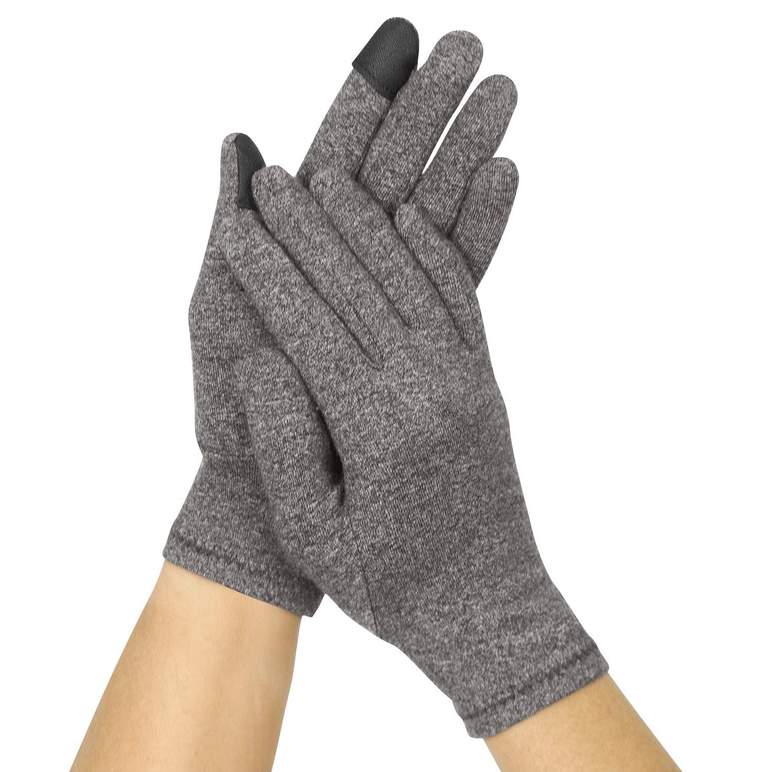 Vive Compression Arthritis Gloves – Comfortable Fit for Men and X-Large, Grey