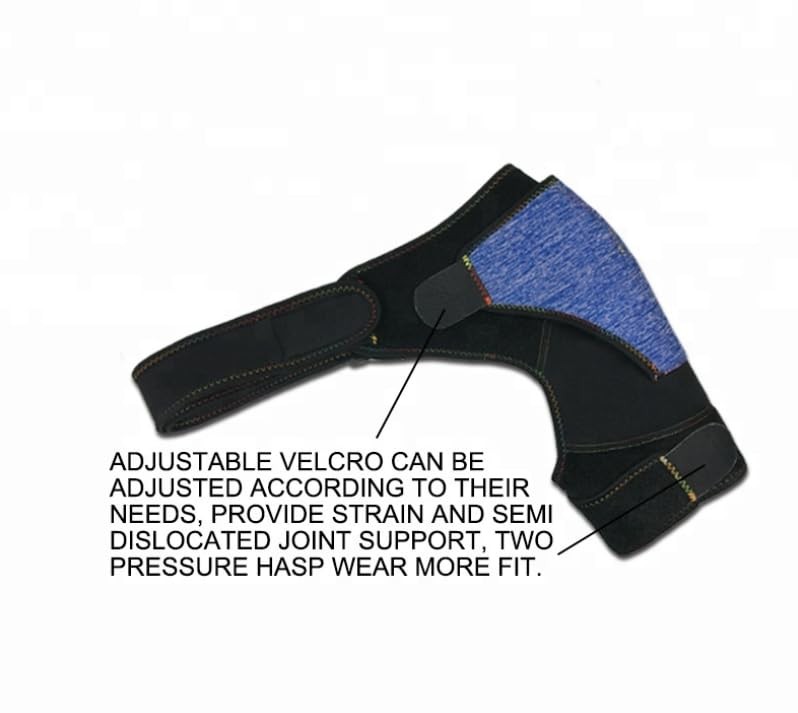Adjustable Shoulder Brace & Arm Sling for Rotator Cuff Pain Relief – Black Neopr