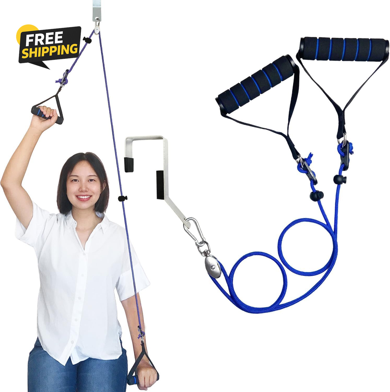 Shoulder Pulley for Physical Therapy, Pulleys for Shoulder Rehab over Door