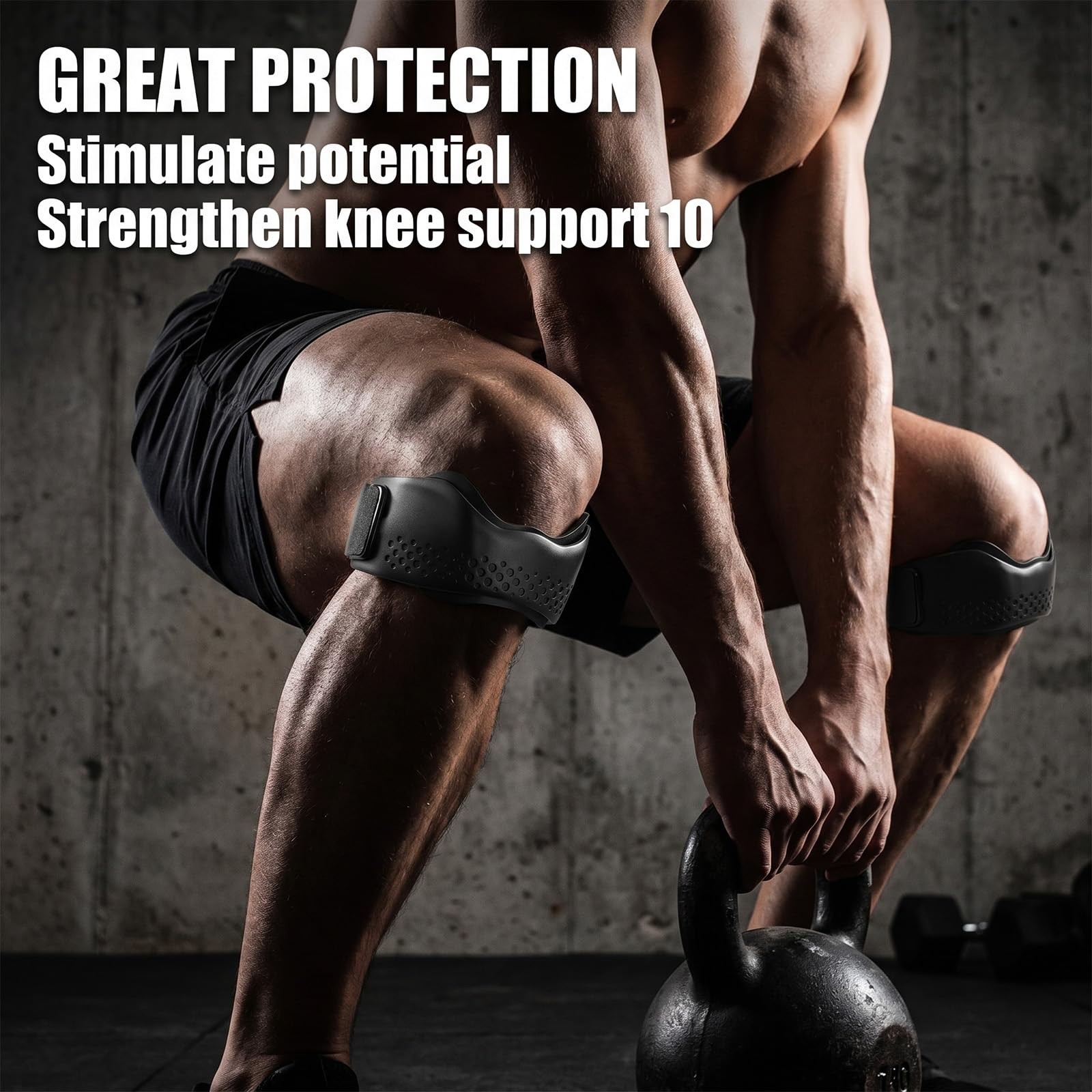 Patellar Tendon Support Strap for Women and Men Adjustable Knee Braces Band