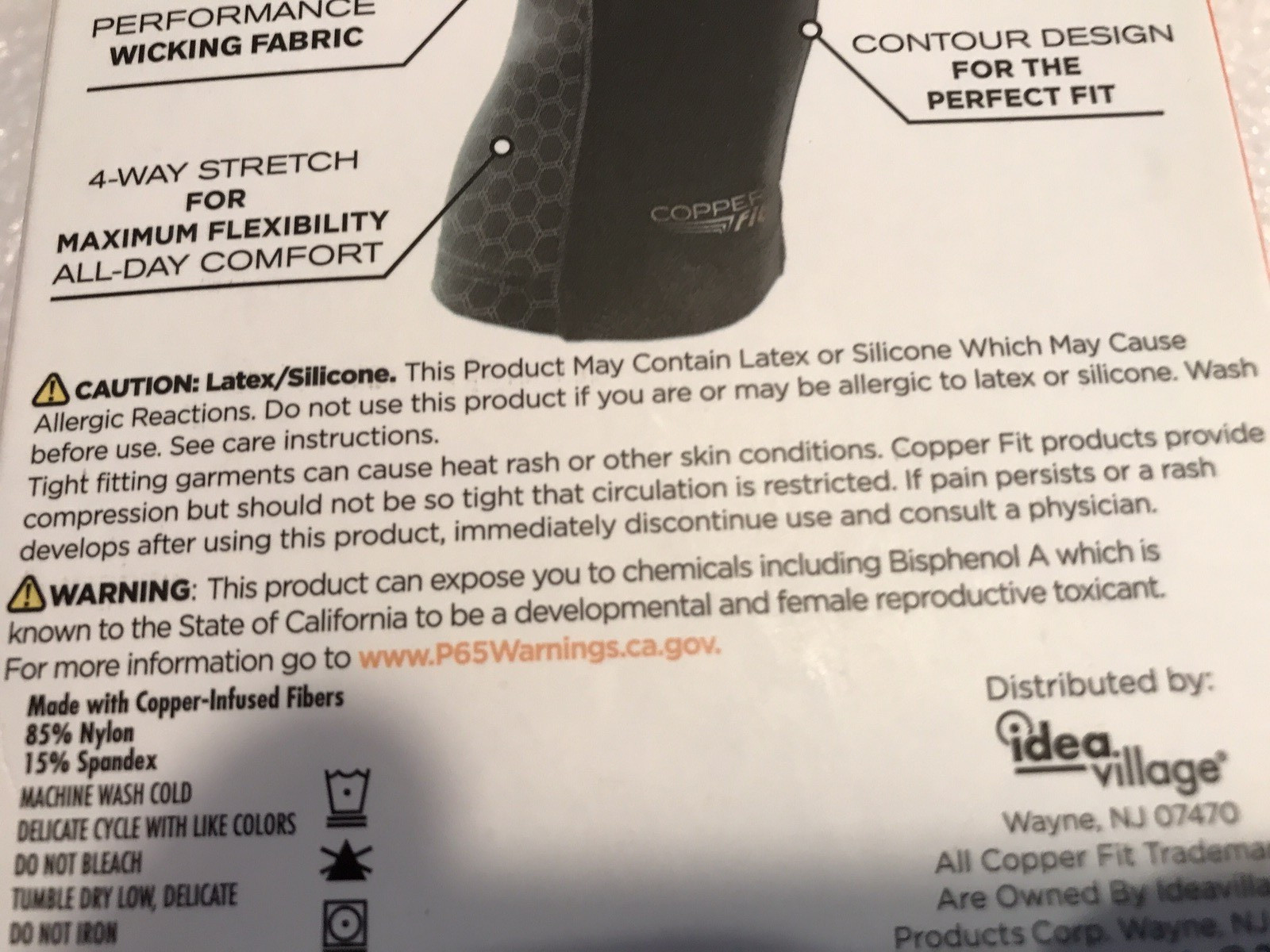 Copper Fit Knee Freedom Compression Sleeve – Large 14”-16” New