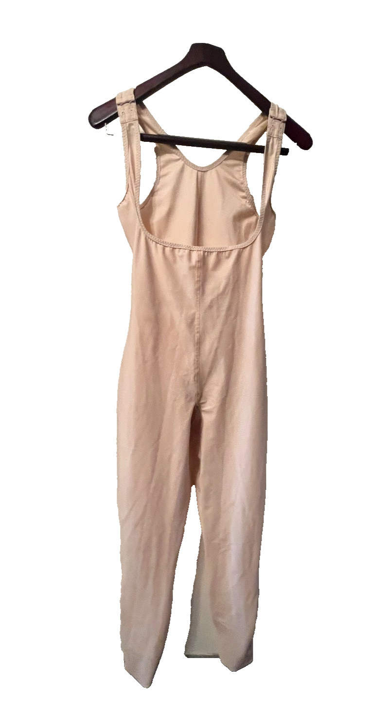 ISAVELA ANKLE LENGTH COMPRESSION BODYSUIT POST-SURGICAL OPEN CHEST WOMEN MEDIUM