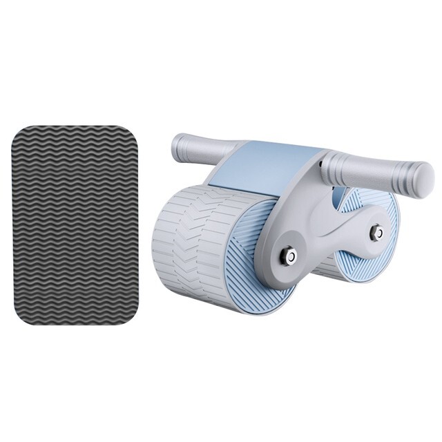 Double Wheel Abdominal Exerciser Women Men Automatic Rebound Ab Wheel Roller 