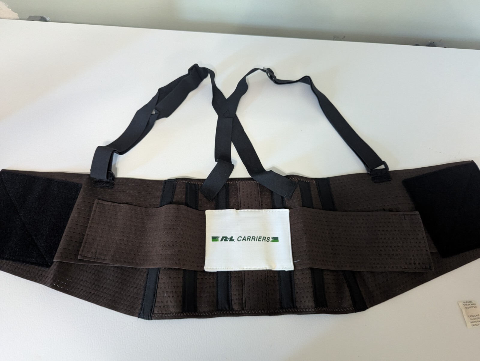 RRI Back Support Belt w/suspenders 515 Airflow