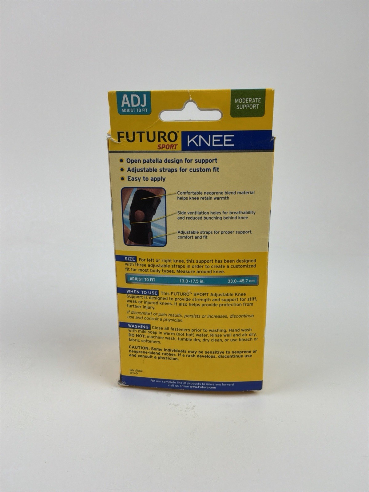 3M Futuro Sport Adjustable Right and Left Knee Support # 09039